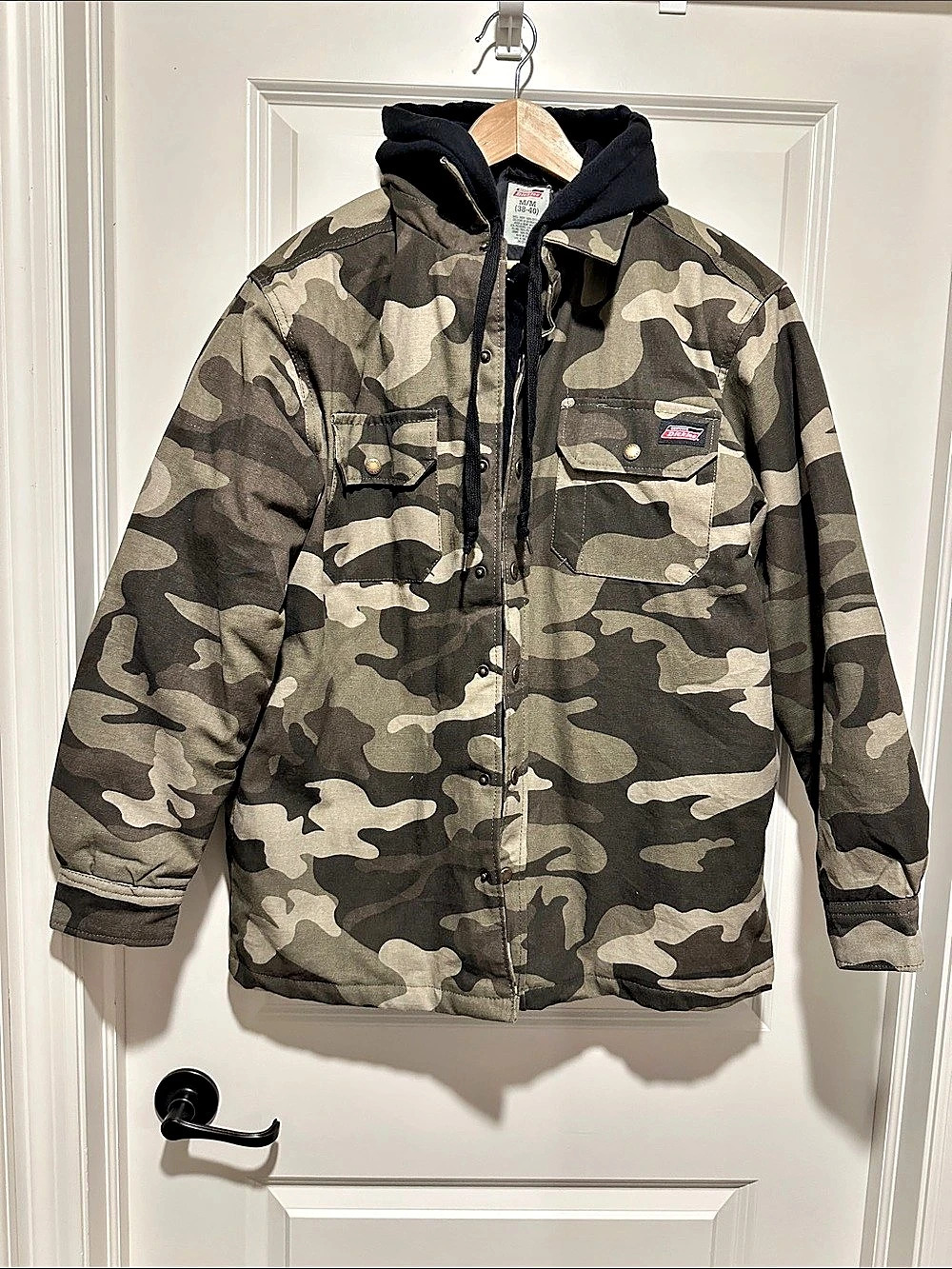 Dickies  Duck Hooded Shirt Jacket TJ213 Men's Camo Hooded Shirt